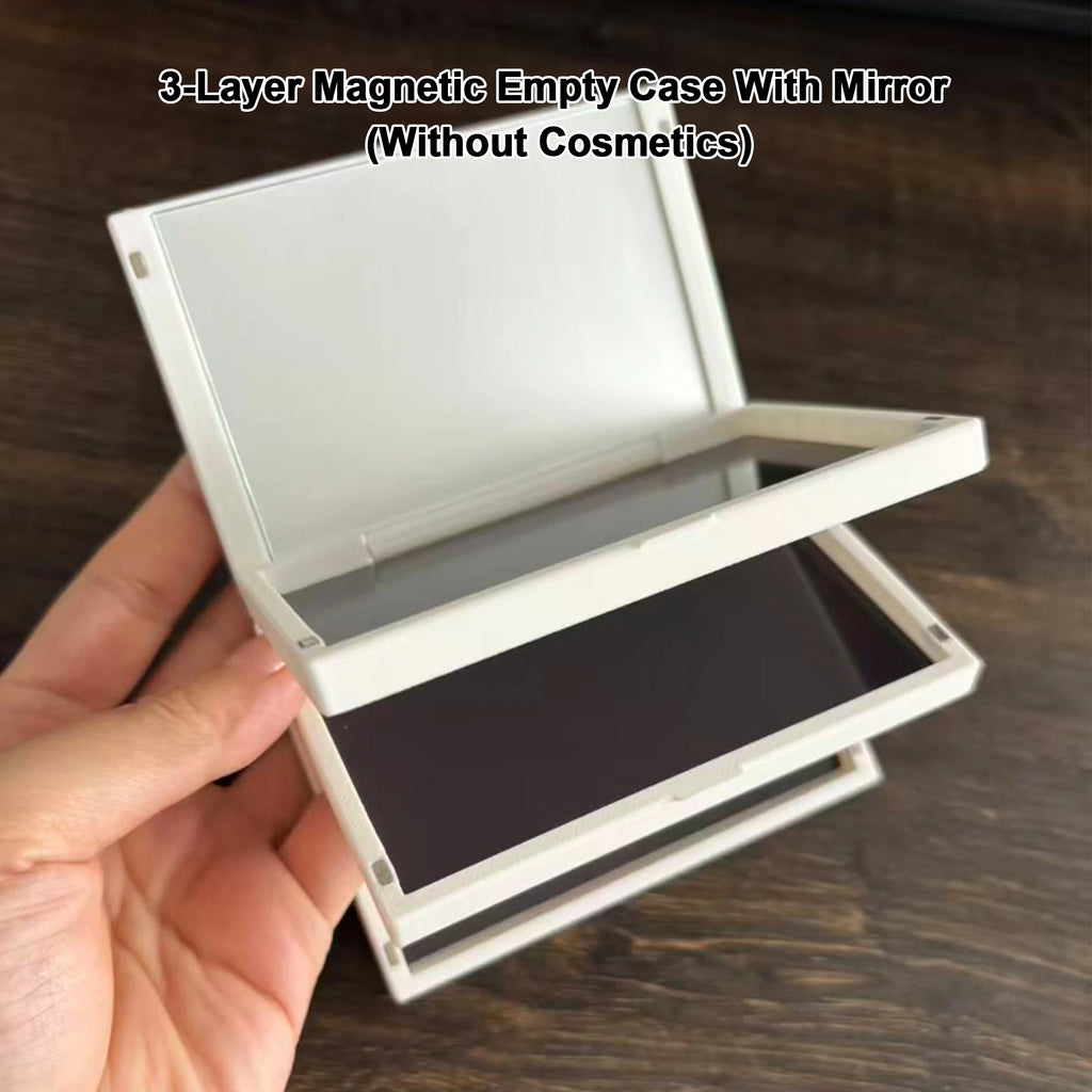 EyeShadow Magnetic Suction Packaging Box Multi Layer Makeup Self Assembling Disk Eye Shadow Storage Box Travel Portable