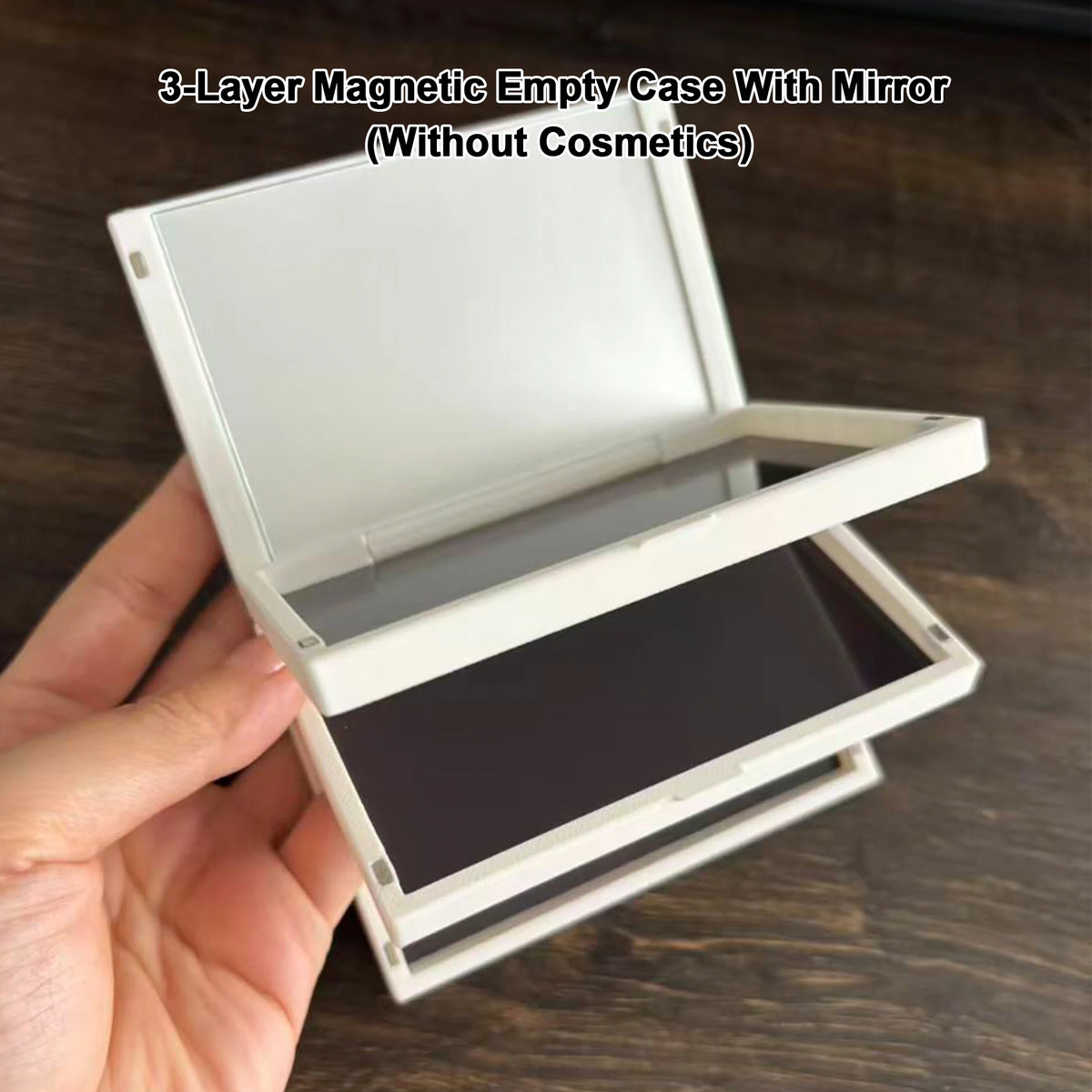 EyeShadow Magnetic Suction Packaging Box Multi Layer Makeup Self Assembling Disk Eye Shadow Storage Box Travel Portable