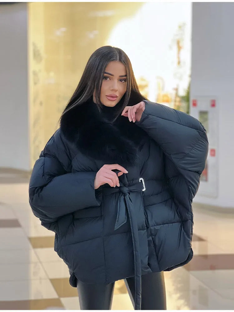 Elegant Vintage Cotton Coats Loose Casual Designer Fashionable Trend Lady Outerwear 2026 Fall Party Women's Chic Winter Clothes