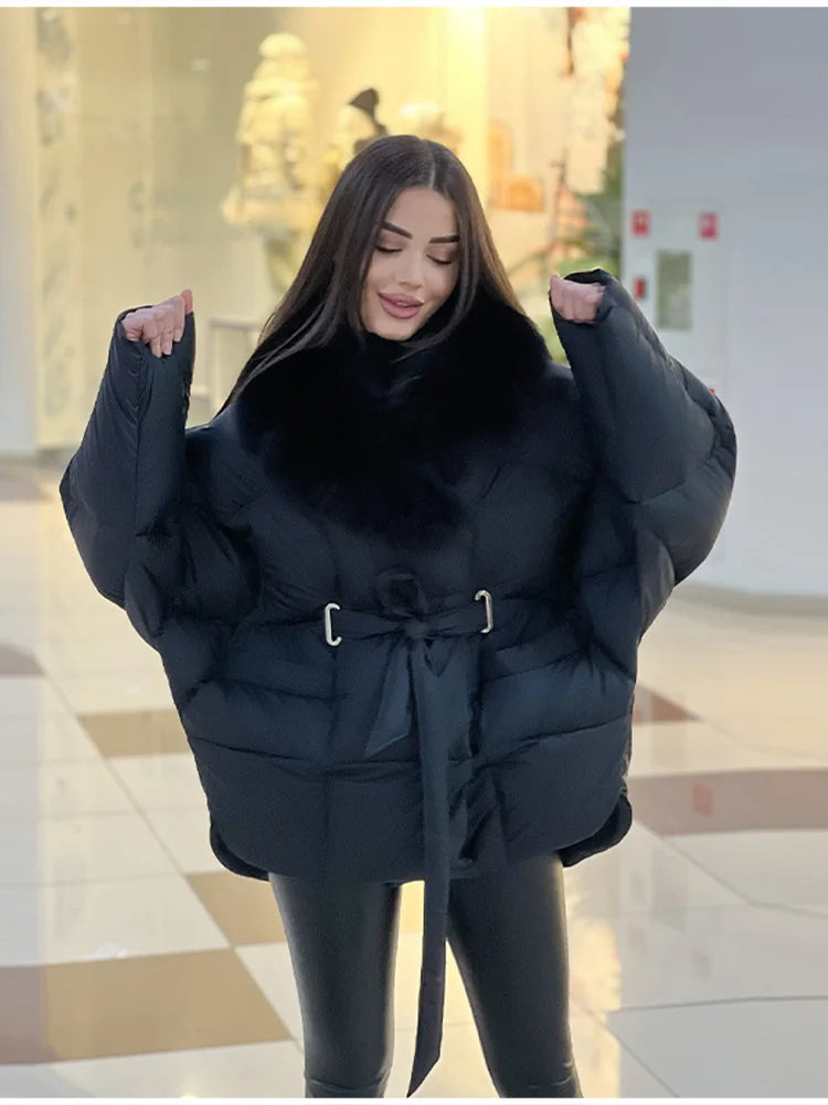 Elegant Vintage Cotton Coats Loose Casual Designer Fashionable Trend Lady Outerwear 2026 Fall Party Women's Chic Winter Clothes
