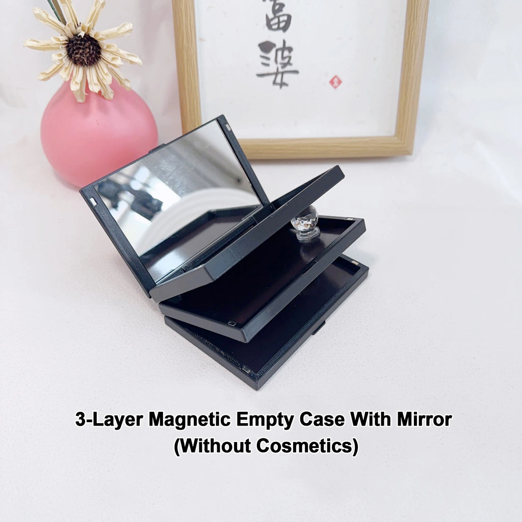 EyeShadow Magnetic Suction Packaging Box Multi Layer Makeup Self Assembling Disk Eye Shadow Storage Box Travel Portable