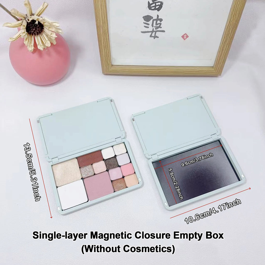 EyeShadow Magnetic Suction Packaging Box Multi Layer Makeup Self Assembling Disk Eye Shadow Storage Box Travel Portable