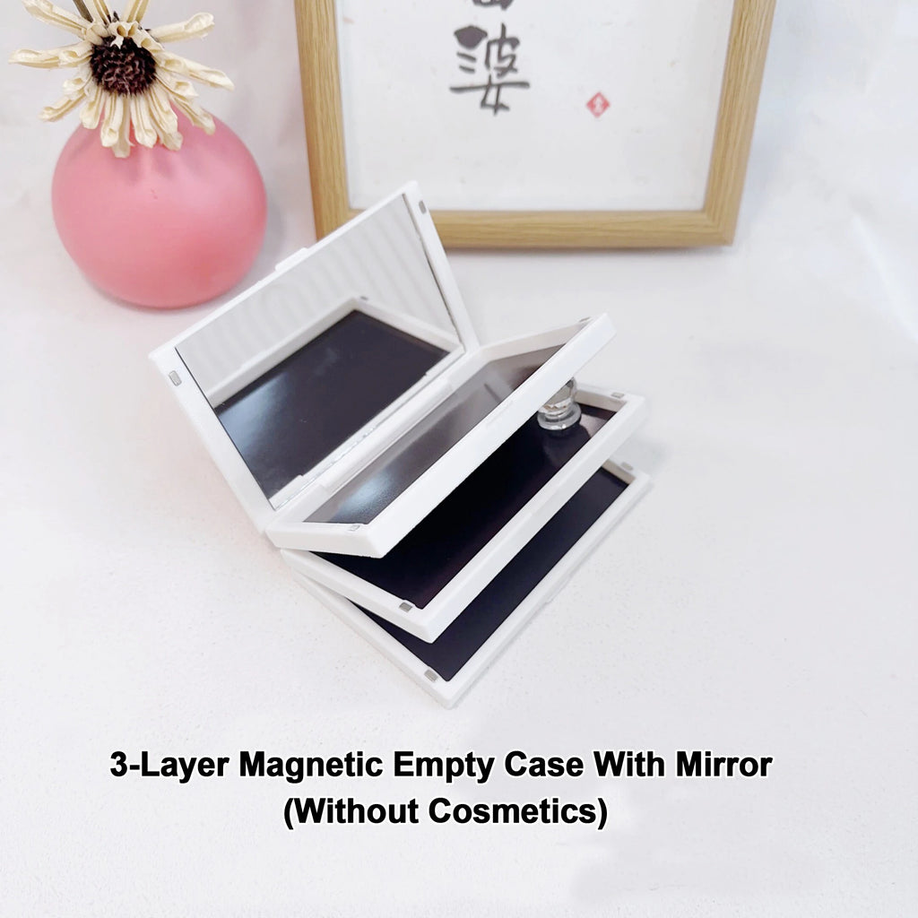 EyeShadow Magnetic Suction Packaging Box Multi Layer Makeup Self Assembling Disk Eye Shadow Storage Box Travel Portable