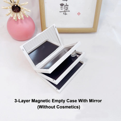 EyeShadow Magnetic Suction Packaging Box Multi Layer Makeup Self Assembling Disk Eye Shadow Storage Box Travel Portable