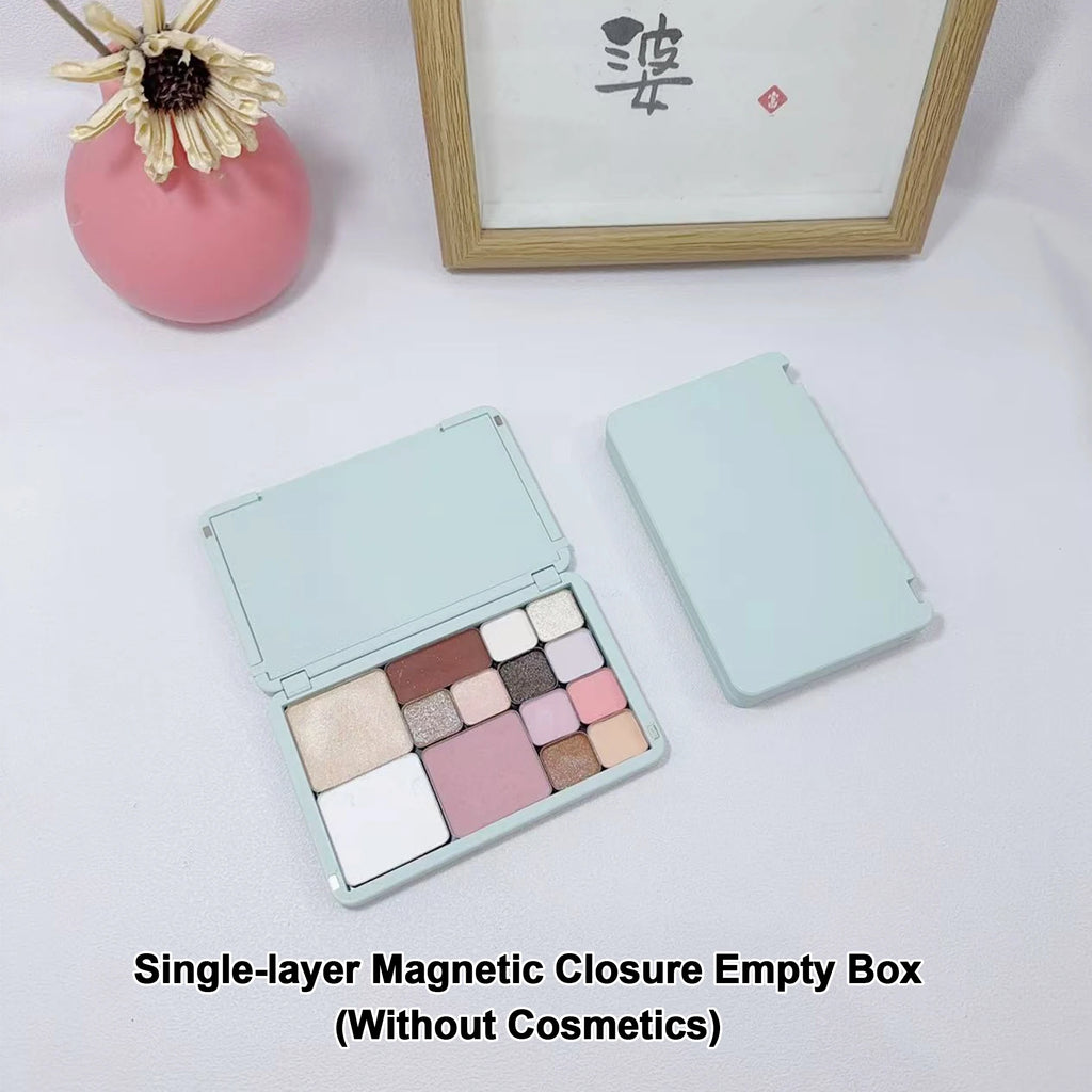 EyeShadow Magnetic Suction Packaging Box Multi Layer Makeup Self Assembling Disk Eye Shadow Storage Box Travel Portable