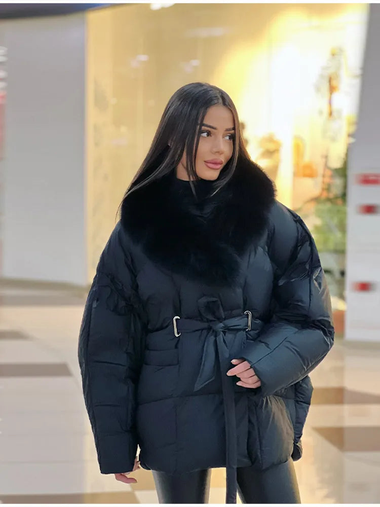Elegant Vintage Cotton Coats Loose Casual Designer Fashionable Trend Lady Outerwear 2026 Fall Party Women's Chic Winter Clothes