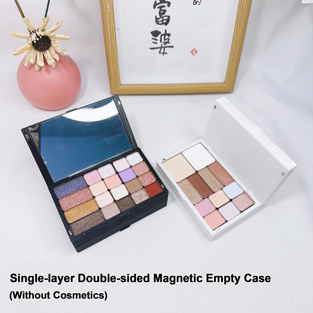 EyeShadow Magnetic Suction Packaging Box Multi Layer Makeup Self Assembling Disk Eye Shadow Storage Box Travel Portable