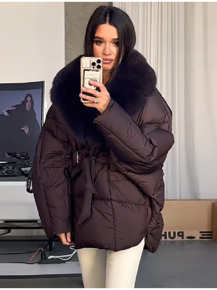 Elegant Vintage Cotton Coats Loose Casual Designer Fashionable Trend Lady Outerwear 2026 Fall Party Women's Chic Winter Clothes